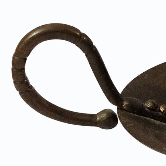 Brass Chamberstick Candle Holder  Estate Sale Find Patina - Picture 4 of 7